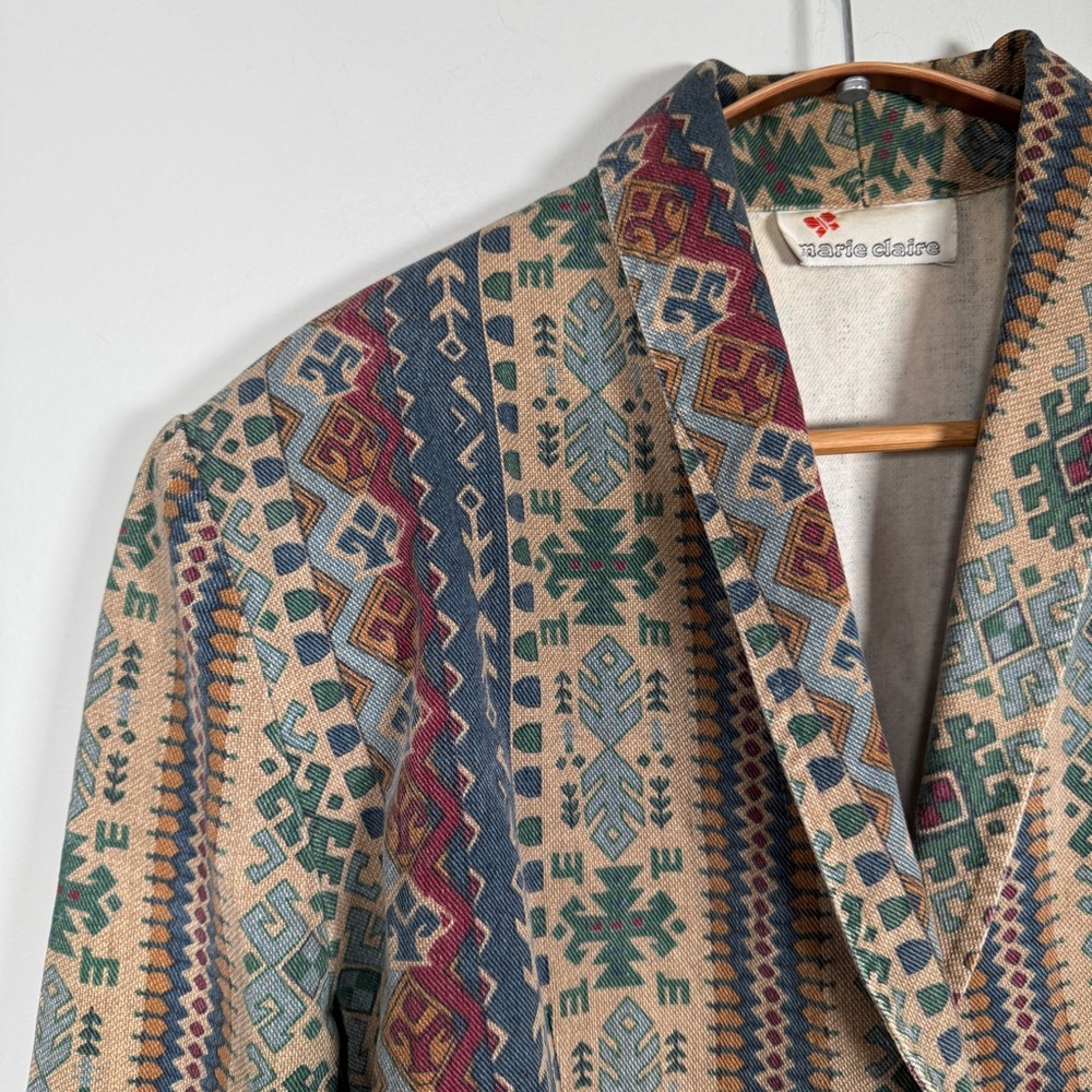 ✨ Rare Find! Vintage Western Boho Cropped Jacket ✨ - Picture 5 of 8